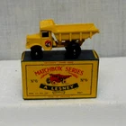 VINTAGE MATCHBOX SERIES 1-75 LESNEY NO. 6B QUARRY TRUCK - 1957- NIB