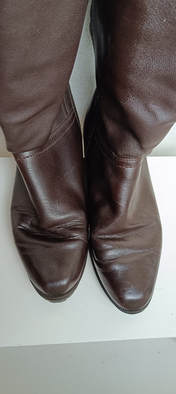 Ladies Mid Calf Boots Womens calf adjustable with laces image 4