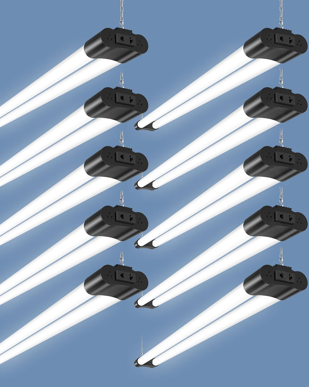 1-20PACK 4FT LED SHOP LIGHT 6500K Daylight Fixture Utility Ceiling Lights Garage