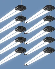 1-20PACK 4FT LED SHOP LIGHT 6500K Daylight Fixture Utility Ceiling Lights Garage