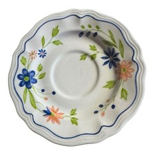 Sears Country French Ironstone Japan Saucer Set Of 3 Saucers