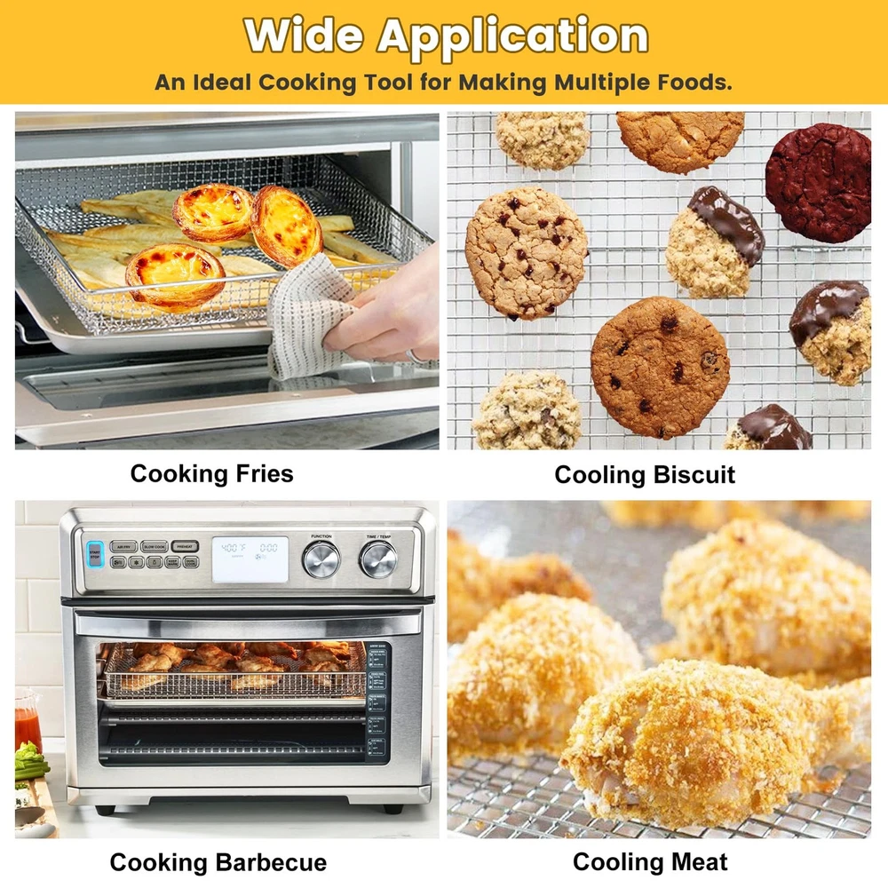Cuisinart TOA-95 Air Fryer Toaster Oven Replacement Parts - 3-Piece Baking Set  