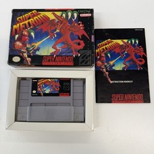 Super Metroid (Nintendo SNES, 1994) SNES CIB Authentic Tested