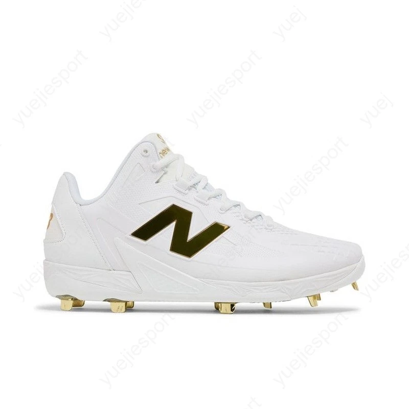 Ohtani v1 New Balance スパイク ホワイト/ゴールド New Balance Ohtani 1 White Metallic Gold for Sale | Authenticity