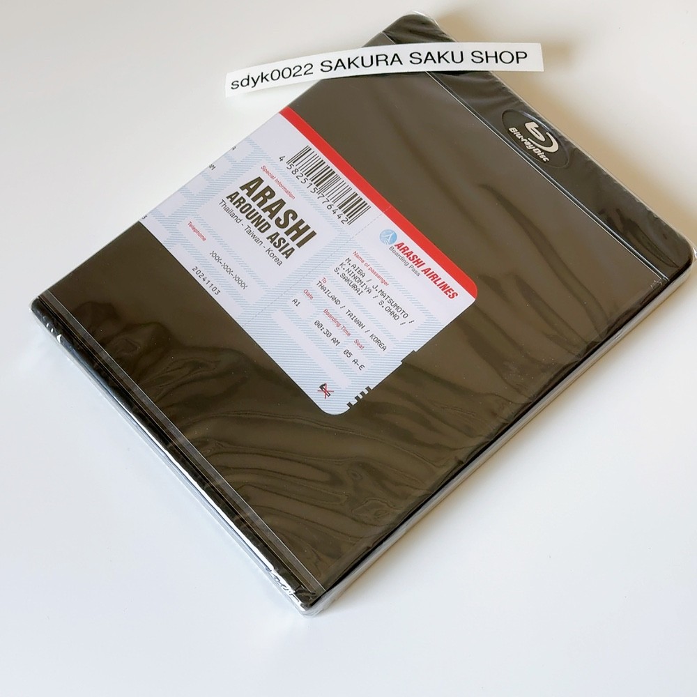 Arashi Around Asia Thailand Taiwan Korea 2Blu-ray Region free LCXA