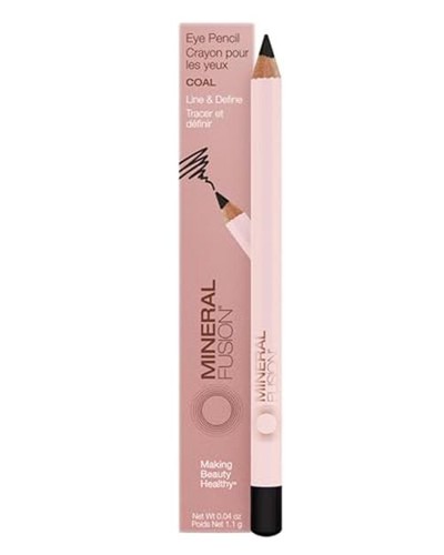 Mineral Fusion Eye Pencil (Black - Coal) - Eyeliner with  Assorted Colors 