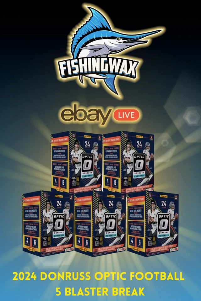 2024 Donruss Optic Football 5 Blaster Break 3793
