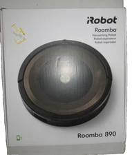 iRobot Roomba 890 Vacuum Cleaning Robot with Charge Base & Cord NO VIRTUAL WALL