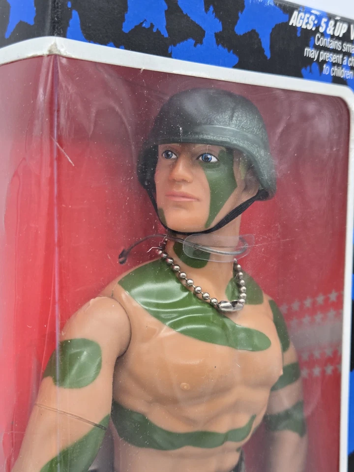 Figura Hasbro 1992 GI Joe Salón de la Fama Combate Camuflaje Duque 12" Sin usar, en caja Foto 3 de 4