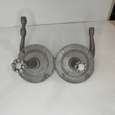 1937 - 1941 Ford FRONT SPINDLES Original pair Round Back. Hot Rod
