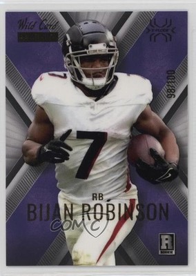2023 MATTE Rookie Special Edition White - Purple X 98/100 Bijan Robinson RC 10k8