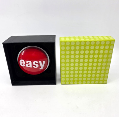 Staples Easy Button In Gift Box w New batteries, Tested and Working
