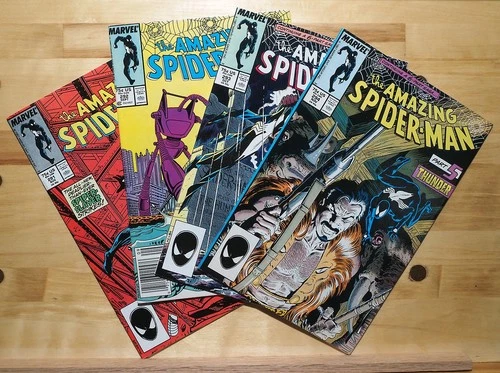 4 Amazing Spider-Man Comics: #291-#294 (1987) VF