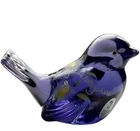 Fenton Inspirations on Violet Glass Bird - Hand Painted GODS LIGHT IS EVERYWHERE