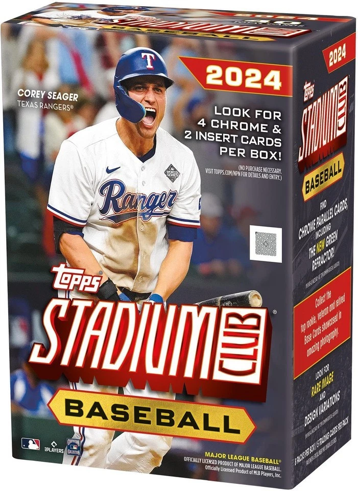 2024 Topps Stadium Club Baseball Card Blaster Box 40 Cards NEW SEALED FREE SHIP