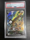 2022 POKEMON SWORD & SHIELD SILVER TEMPEST #177 FULL ART/UNOWN V PSA 10