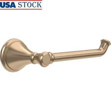 Wall Mounted Toilet Paper Holder Stylish Bathroom Accessory Durable Metal Finish