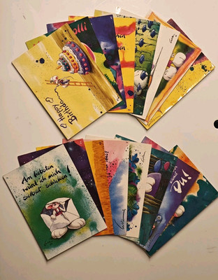 16er Diddl Karten Set, Serie A, B, C, D, E, F, H, beschriftet  #6