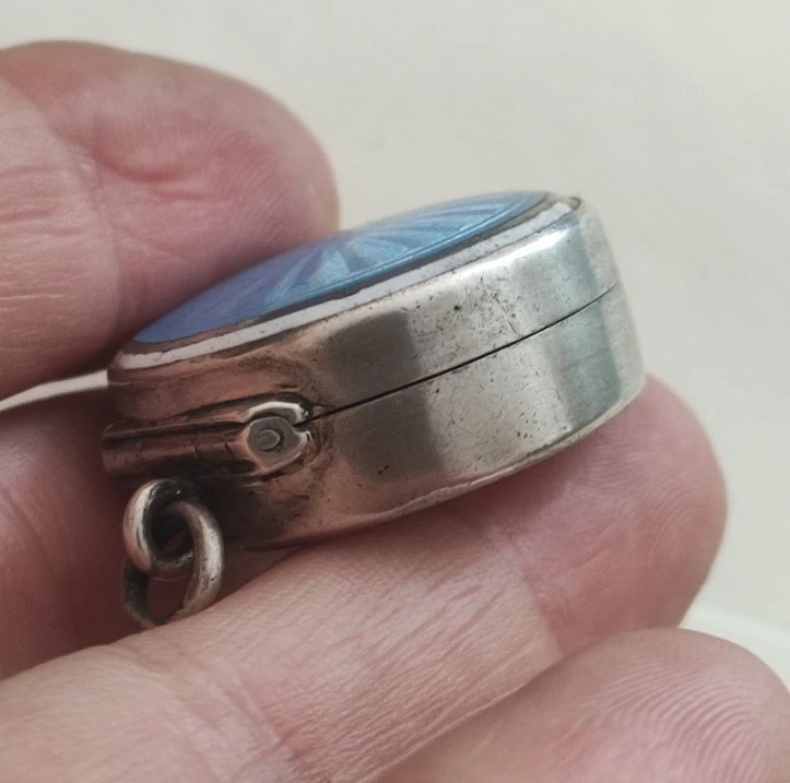 Belle Chaîne Argent Massif 19ème Siècle Avec Son Clavet - Montre Ou Châtelaine - Occasion En Bon État