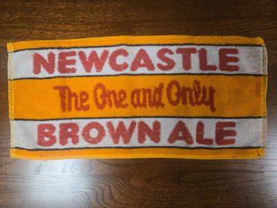 NEW Unused Newcastle Brown Ale Bar Towel