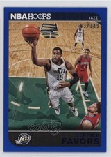 2014-15 NBA Hoops Blue 183/349 Derrick Favors #70 3hd