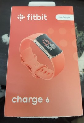 Fitbit Charge 6 Fitness Tracker - Orange - GA05183NA Open Box