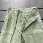 Vintage OG 107 Sateen Trousers Green Type 1 Vietnam US Military 34x31 Excellent