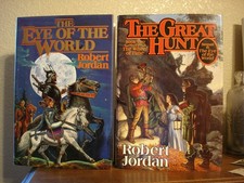 Robert Jordan &ndash; Eye of the World & Great Hunt &ndash; HC/DJ &ndash; 13th printings