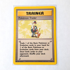 Pokémon TCG Pokemon Trader 77/102 Base Set Trainer Unlimited Rare Regular on eBay