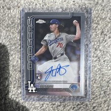 Topps 2025 Chrome Justin Wrobleski Rookie Autograph #RA-JWR Dodgers