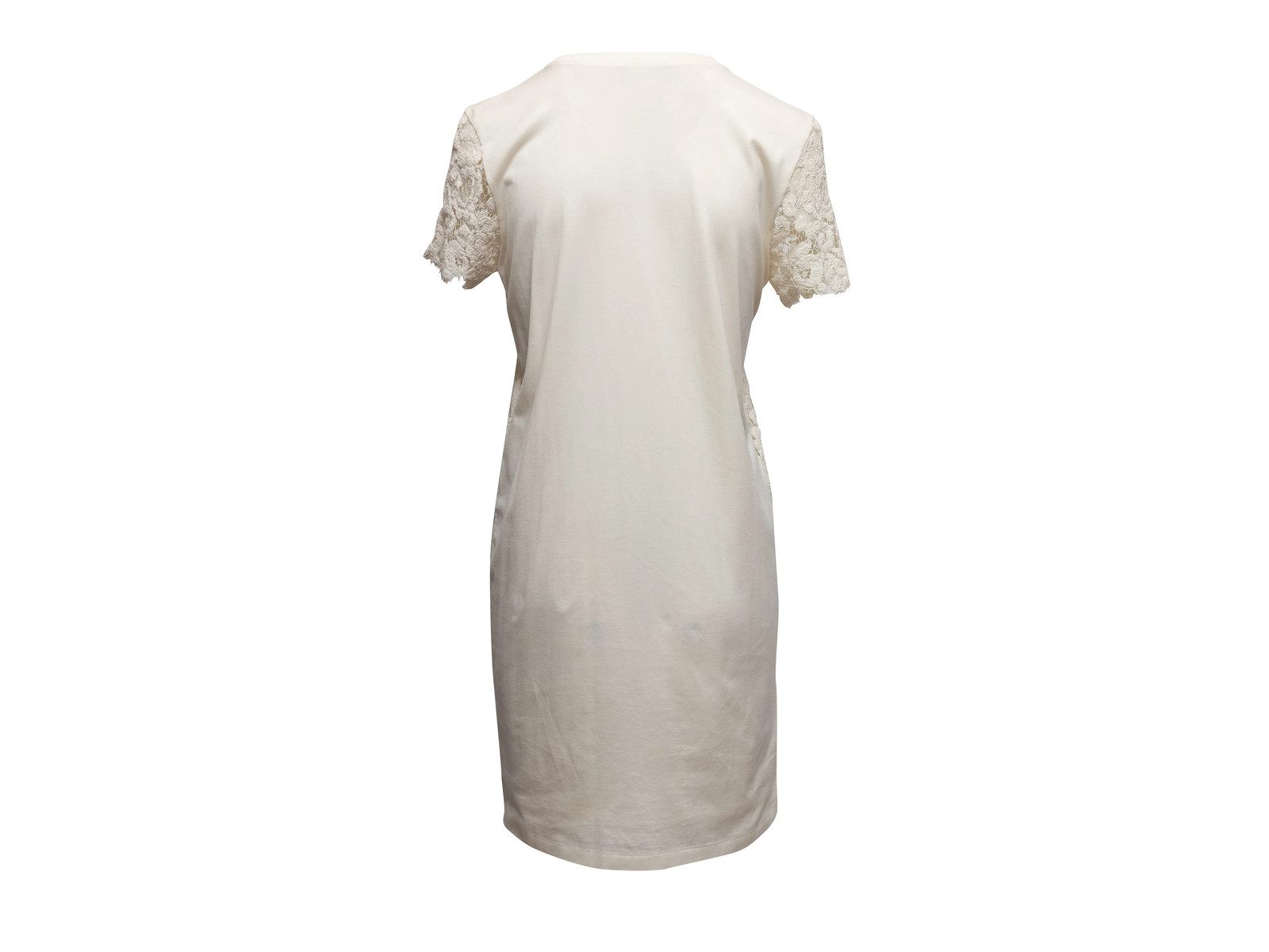 White Ralph Lauren Purple Label Lace Dress Size US M image 4