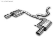  Edelstahl Duplex Racing-Komplettanlage ab Kat VW Passat 3C R36 je 100mm