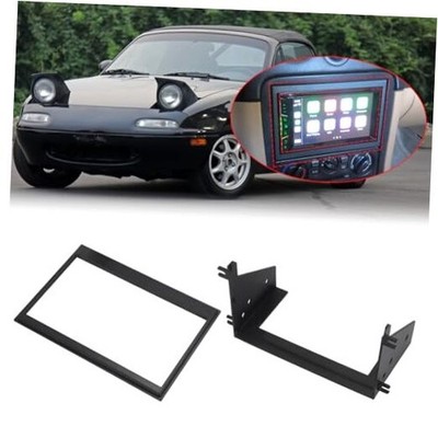  for Mazda Miata NA Double Din Head Unit Bezel, 2DIN Frame, Fits 7'' Atoto Radio 