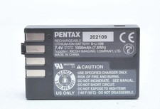 Pentax D-Li109 Battery D LI109 for K-R, K-30, K-50, K-500, KR, K30, K50, K500