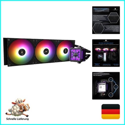 Thermalright FW PRO 360 ARGB Kühler, 360mm AIO mit 22.1 dB und HD 2.73'' Display