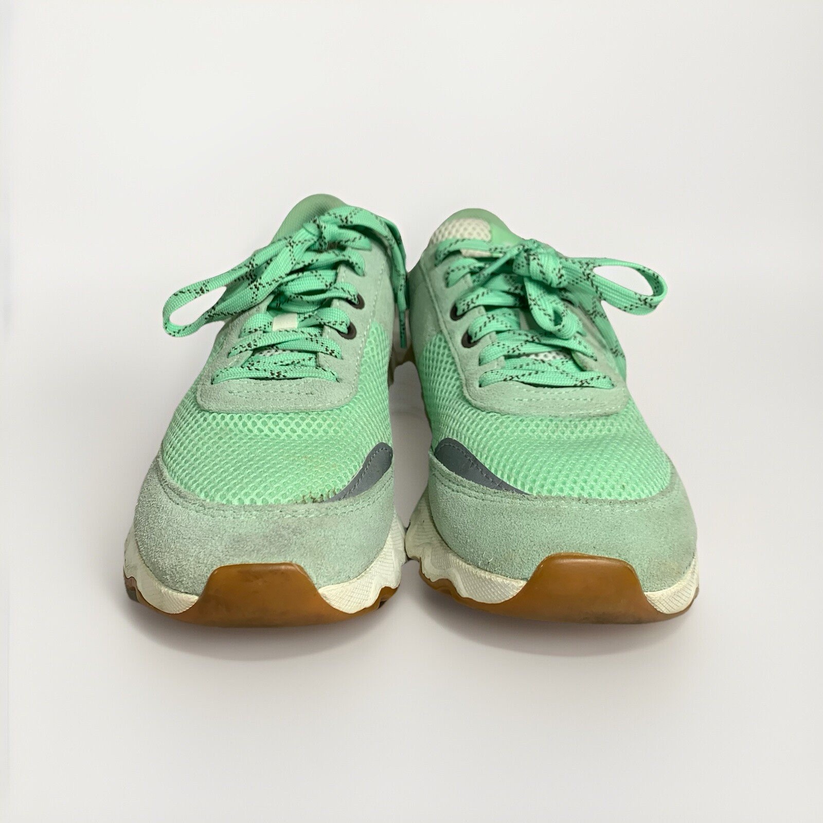 SAOLA Sorel Kinetic Lite sneaker in pizzo donna 10 vivaci come nuove NL3516 399 suola smerlata