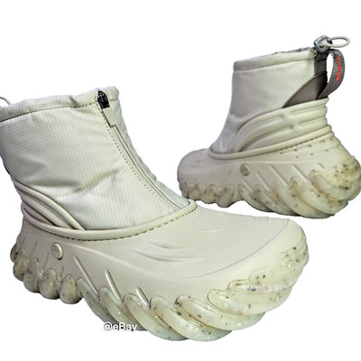 Crocs Echo   US 13 Men's Boots Moth Beige Comfort Streetwear Clogs  Z Shield NWT