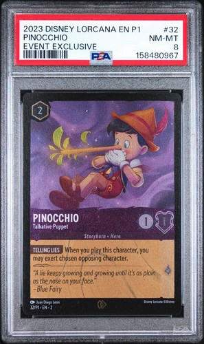 Pinocchio - Talkative Puppet graded PSA 8 for sale on eBay