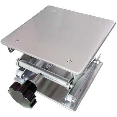 Professional Lab Scissor Lift 8''x8'', Durable Stainless Steel, Supports 50kg