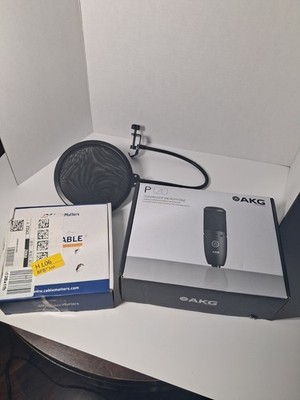 AKG P120 Project Studio Line Condenser Microphone Cardioid With Extras