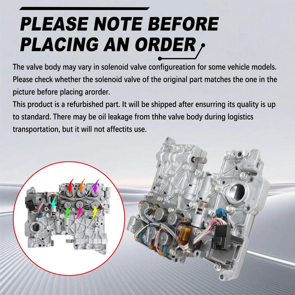 Solenoide de embrague de transferencia en cuerpo de válvula 4EAT para Subaru Outback 2008-2009 Foto 3 de 4