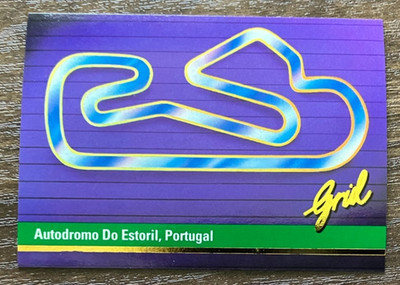 Autodromo Do Estoril, Portugal #129 - 1992 Grid Formula 1 F1 Vintage Card  CLEAN