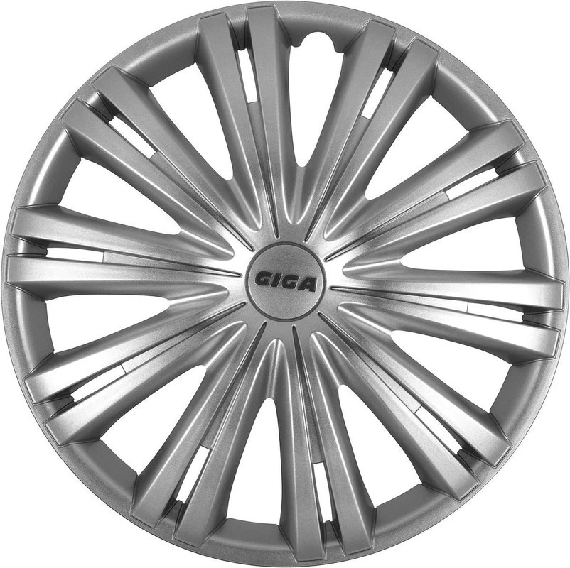 Wheel Trims 14" Silver Hub Caps Wheel Covers Giga Fits Peugeot 206 - Image 3 of 4