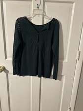 SHEIN Green Blouse Size Large