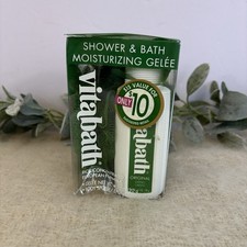 Vitabath Original Shower  Bath Moisturizing Gelee 4.2 Oz  Sponge Set