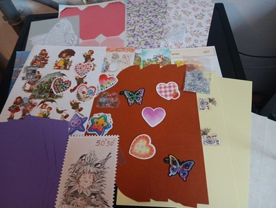 SALE PACKAGE HOBBYCRAFTS FOR SCRAPBOOKING WITH GLITTERS NEW (SALE210)