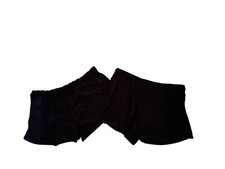 Cozy set of 2 black shorts size xl