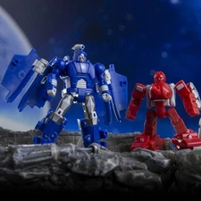 Doctor Wu's DW-E40&E41 Red Chariot Halberd Shuttle Set Transformable toys