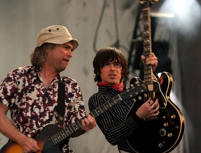 Andrew Innes Barrie Cadogan of Primal Scream perform at annual Nok- Old Photo