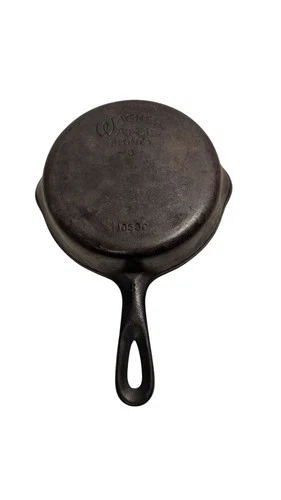 Vintage Wagner Ware Sidney -O- 1053 C Cast Iron Skillet 6.5” #3